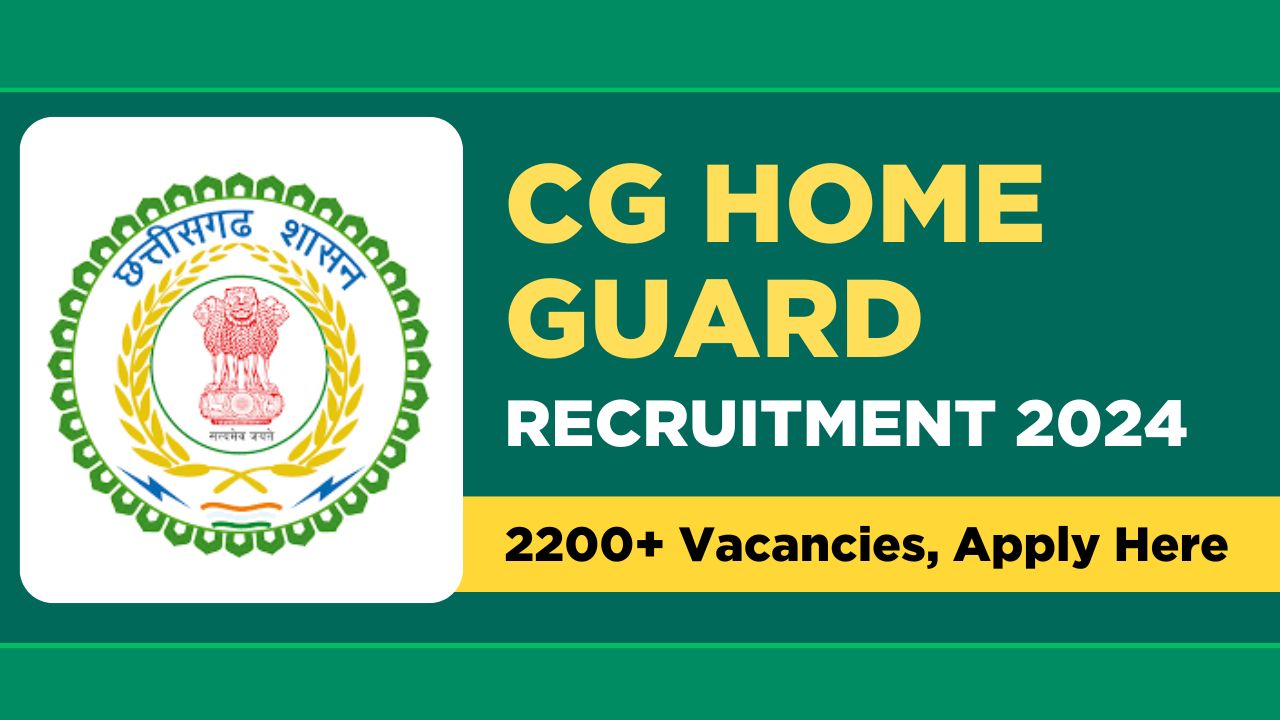 CG Home Guard Recruitment 2024