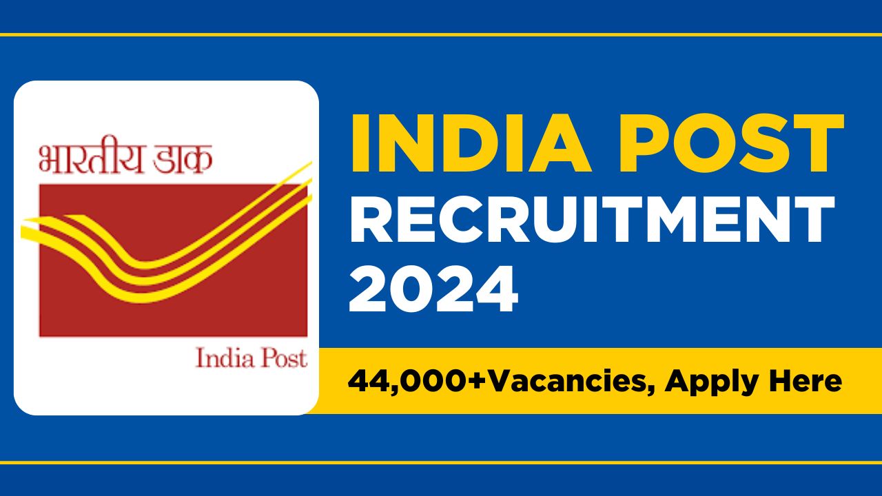 India Post Recruitment 2024 notification out