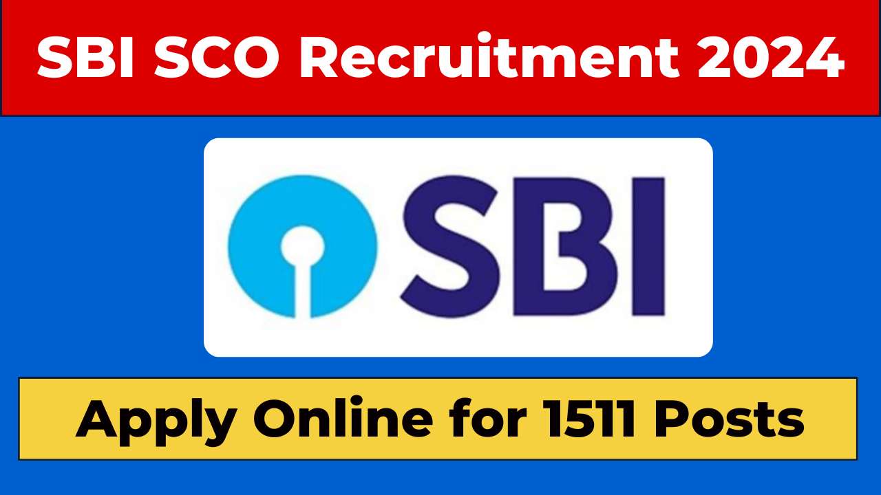 SBI SCO Recruitment 2024